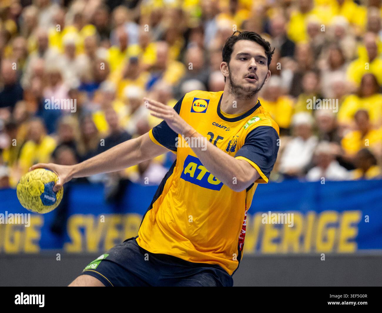 KRISTIANSTAD 2026-05-13 Sweden's Nikola Roganovic during Wednesday's ...