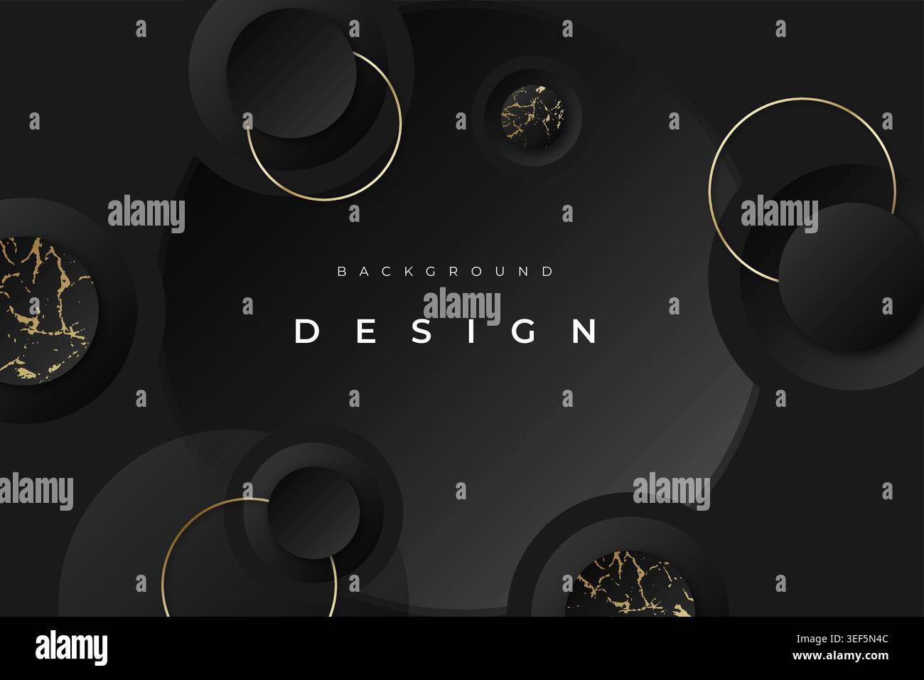 luxury wallpaper with golden elements background design Stock Vector