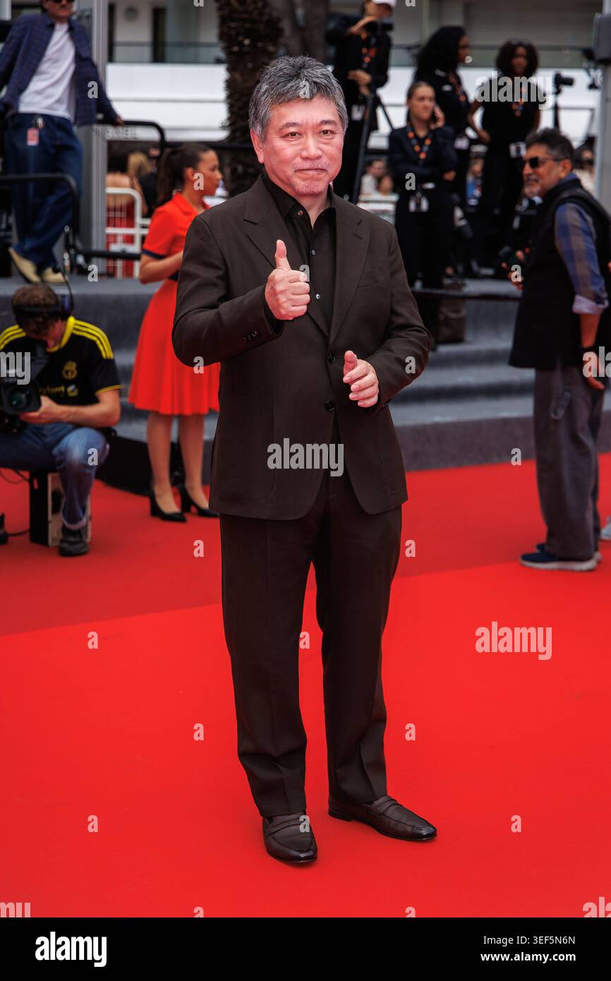 Cannes, France. 13th May, 2026. Japanese director Hirokazu Koreeda attends the red carpet of "Nagi Notes" at the 79th Cannes Film Festival. Credit: SOPA Images Limited/Alamy Live News Stock Photo