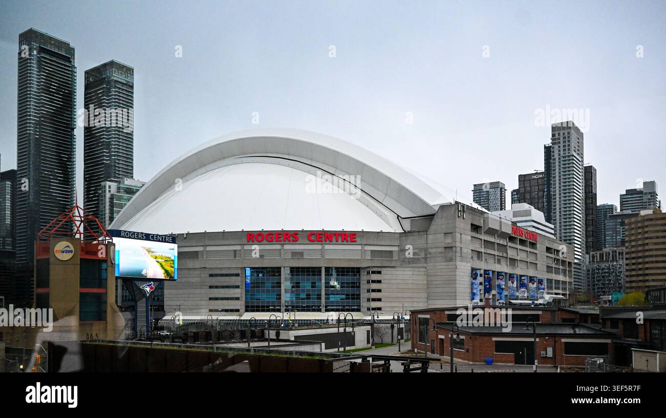 08 May 2026, Canada, Toronto: The former Skydome and current Rogers