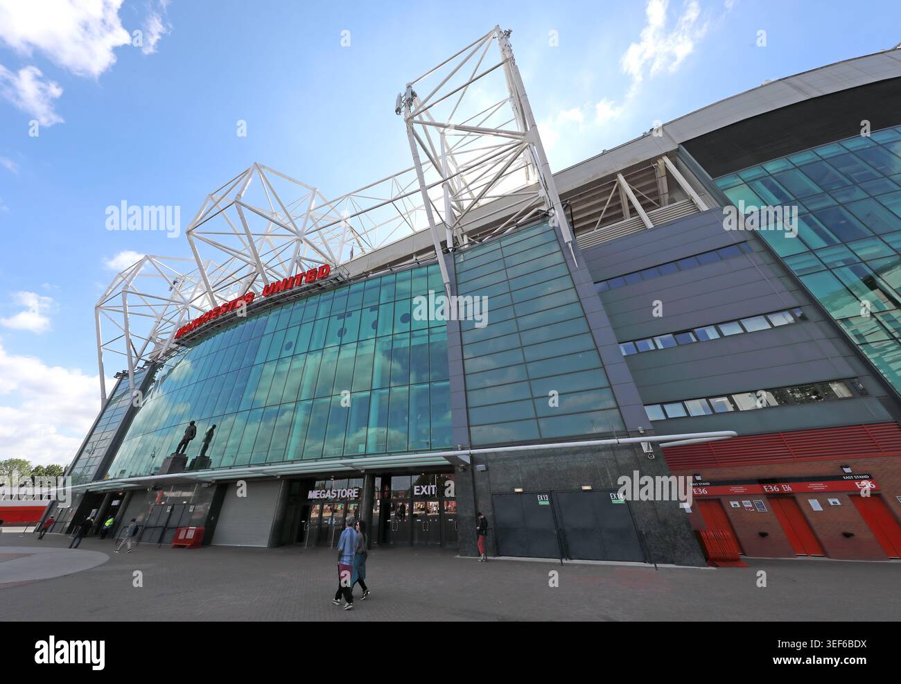 Old Trafford Manchester United, Old Trafford, Manchester, England, UK. Stock Photo
