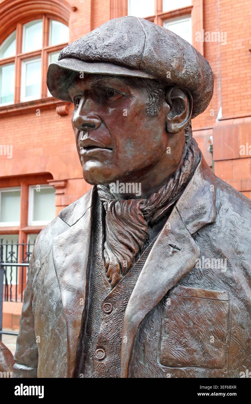 Wigan Mining Monument - Miner man, Wigan, England, UK. Stock Photo