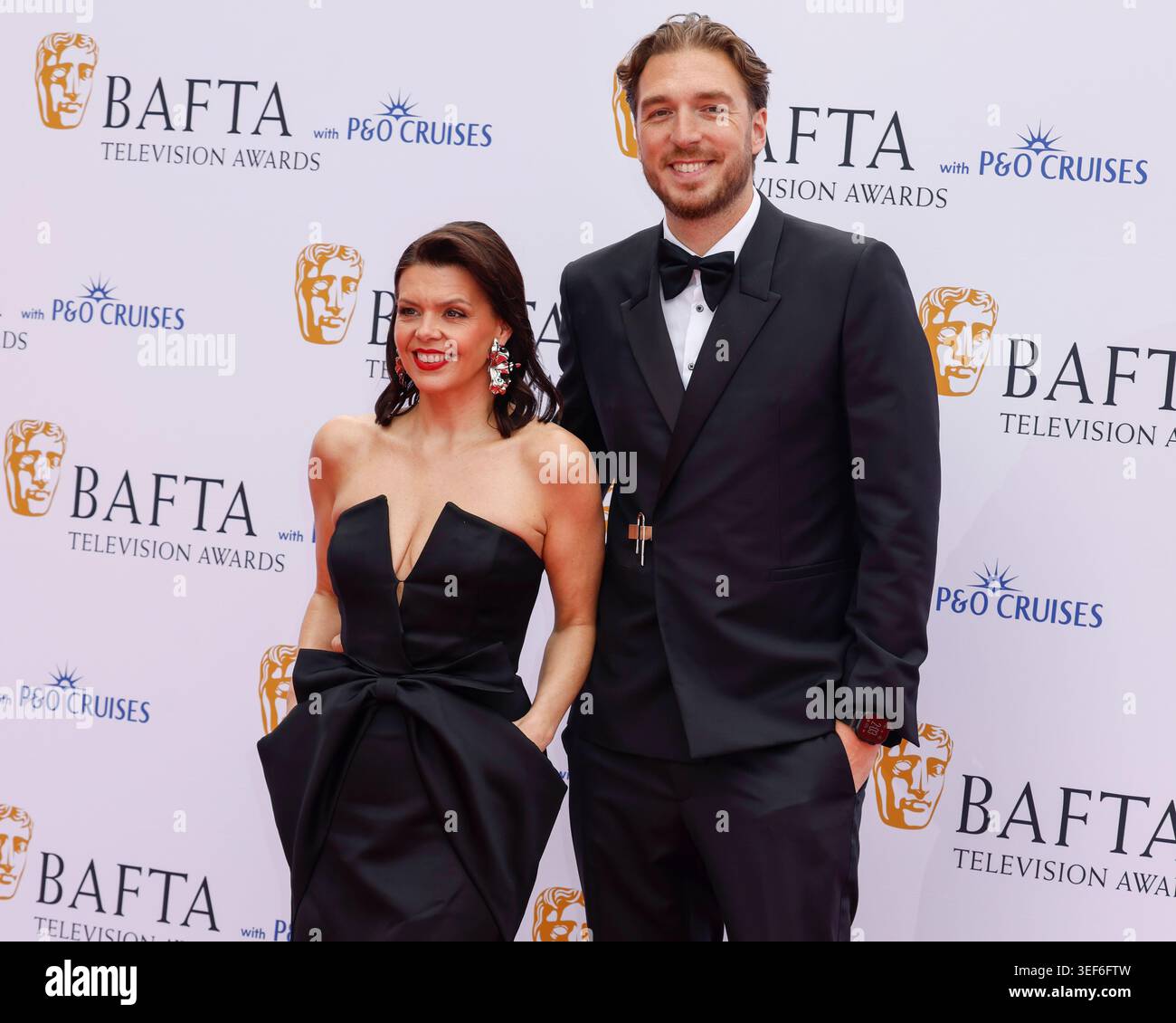 Roxanne Hoyle and Mark Hoyle attend the 2026 BAFTA Television Awards at ...