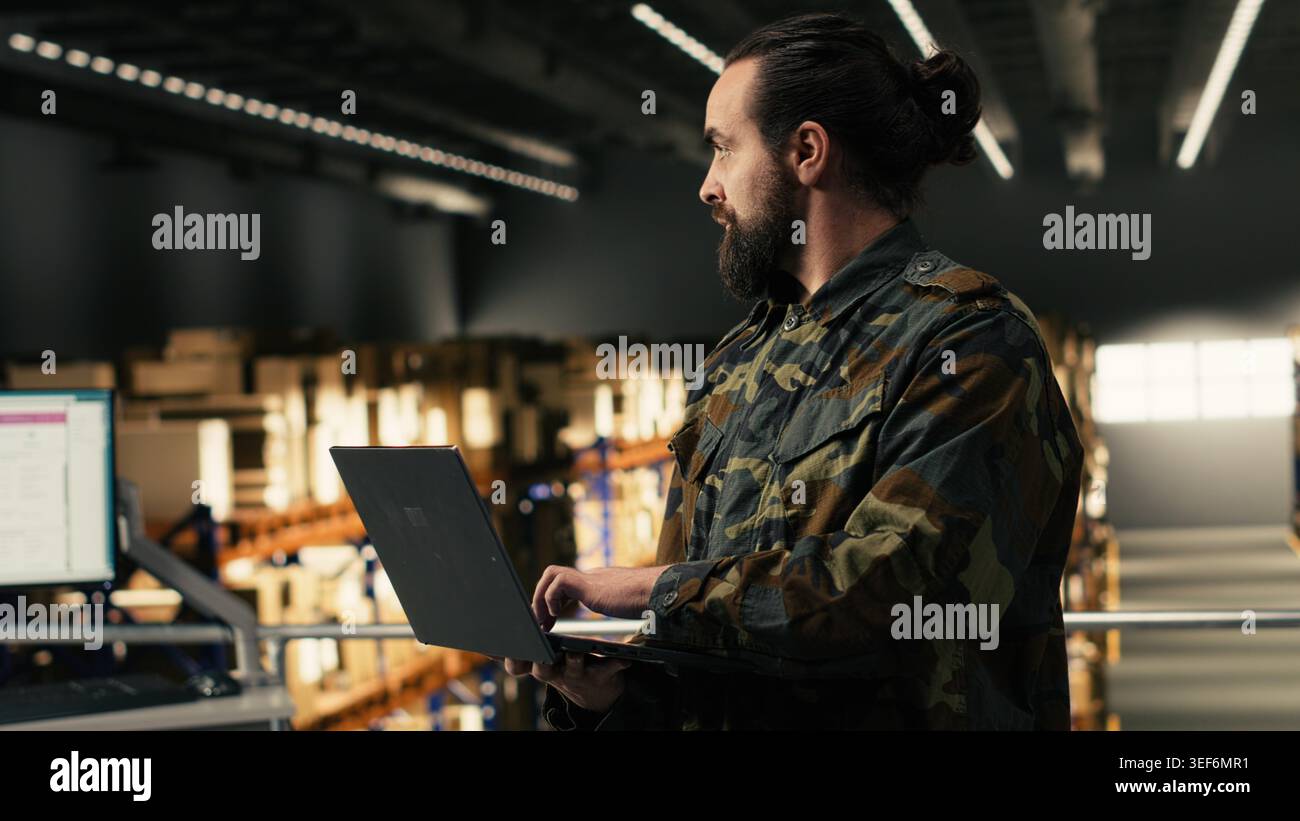 Military officer defense logistics distribution hi-res stock ...