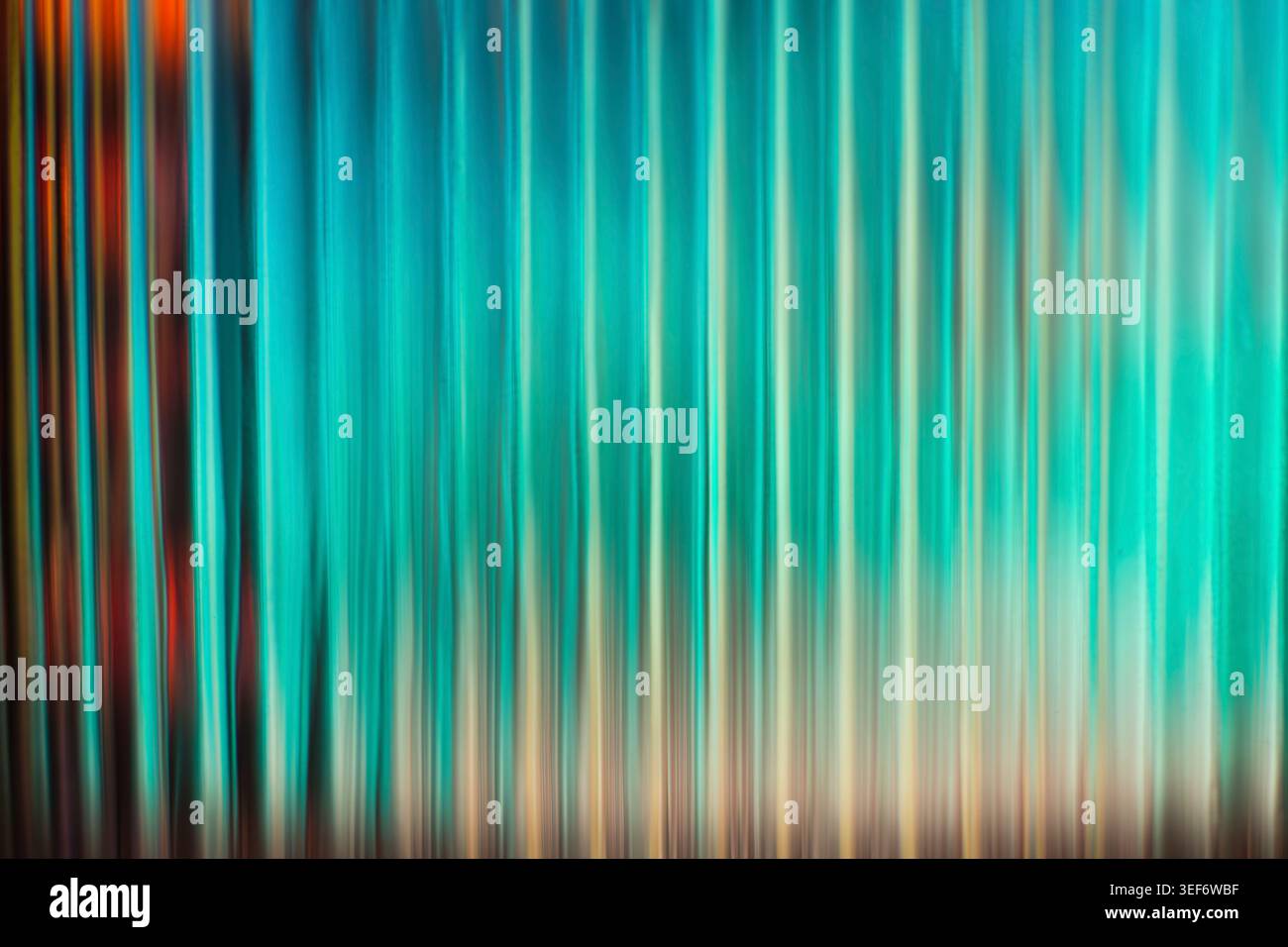 Serene light blue and cyan blurred gradient through ribbed texture Stock Photo