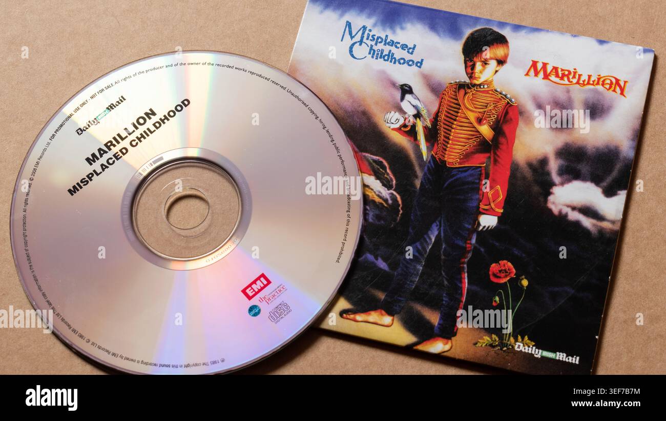 Marillion Misplaced Childhood album Stock Photo - Alamy