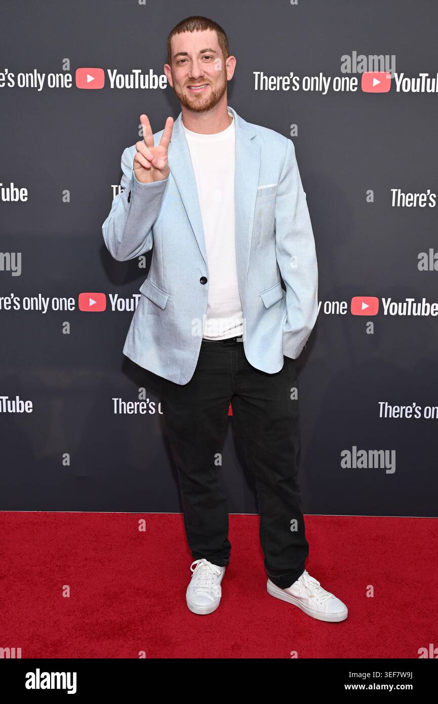 Binsky Drew Binsky attends the YouTube Brandcast at Linconl Center, New York ...