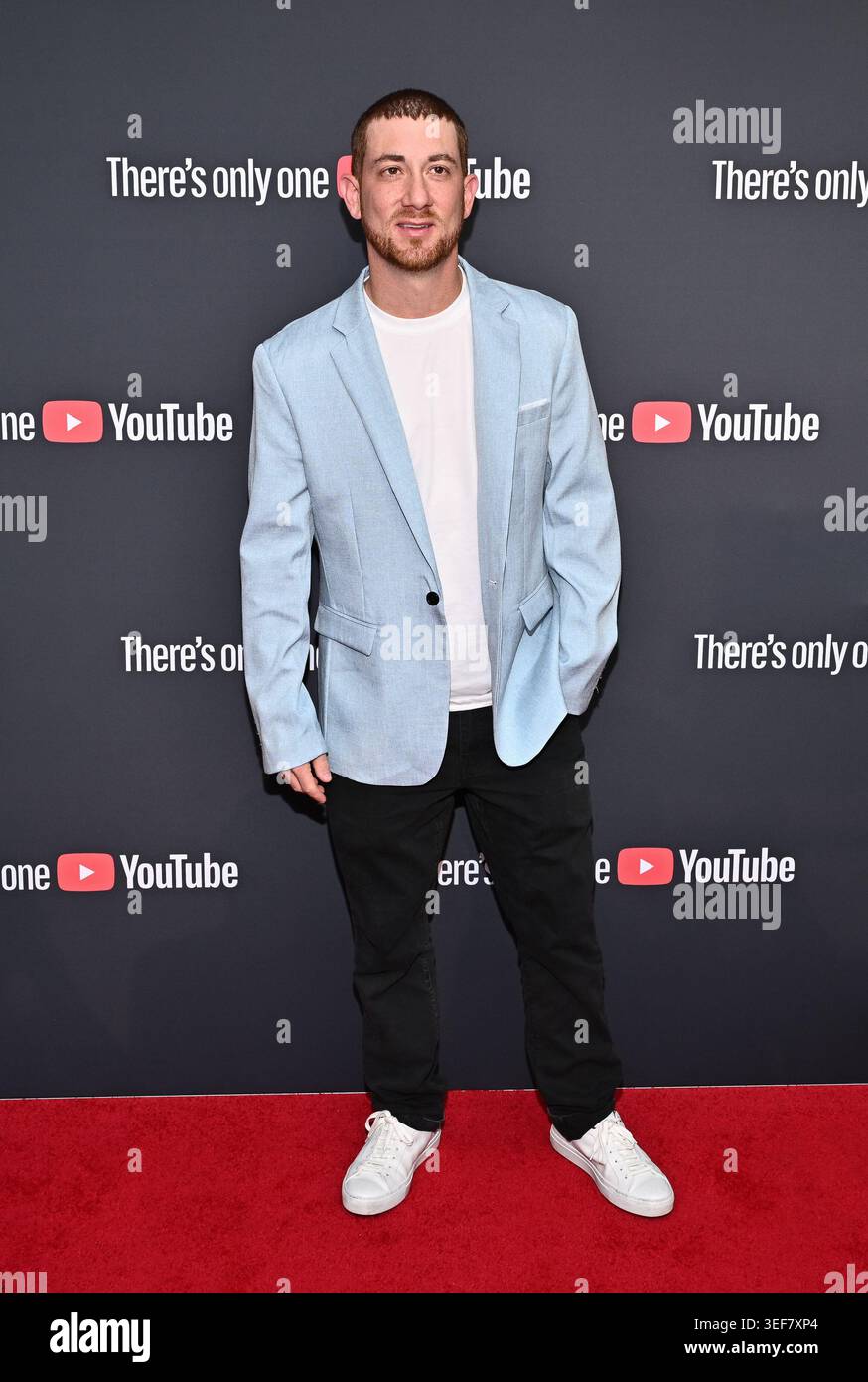 Binsky Drew Binsky attends YouTube's Upfront Brandcast at David Geffen Hall on ...