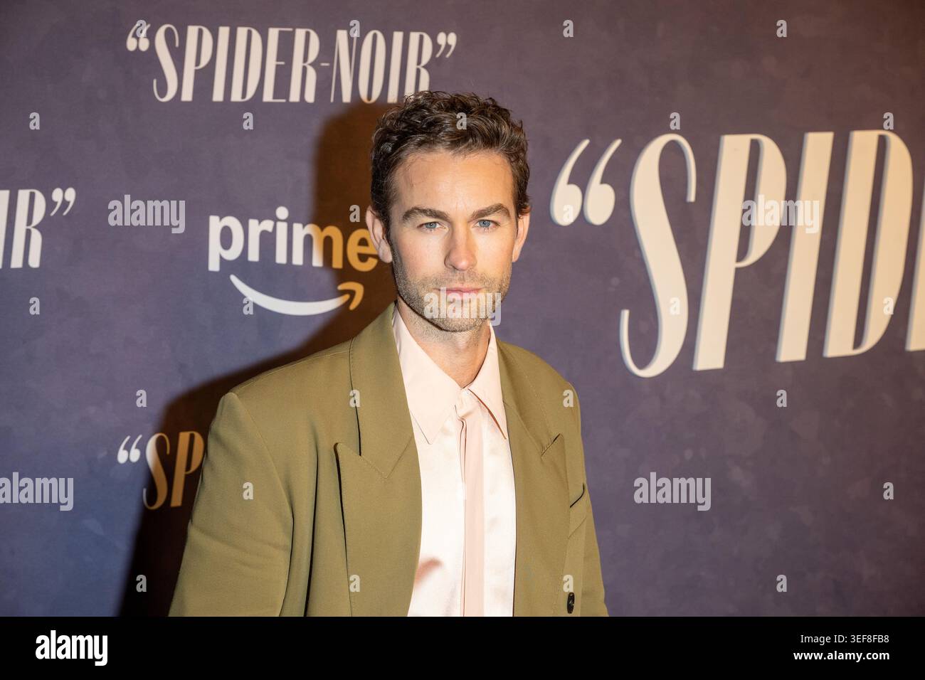 New York, United States. 13th May, 2026. Chace Crawford attends Prime Video's "Spider-Noir" world premiere at Regal Times Square on May 13, 2026 in New York City. Credit: SOPA Images Limited/Alamy Live News Stock Photo