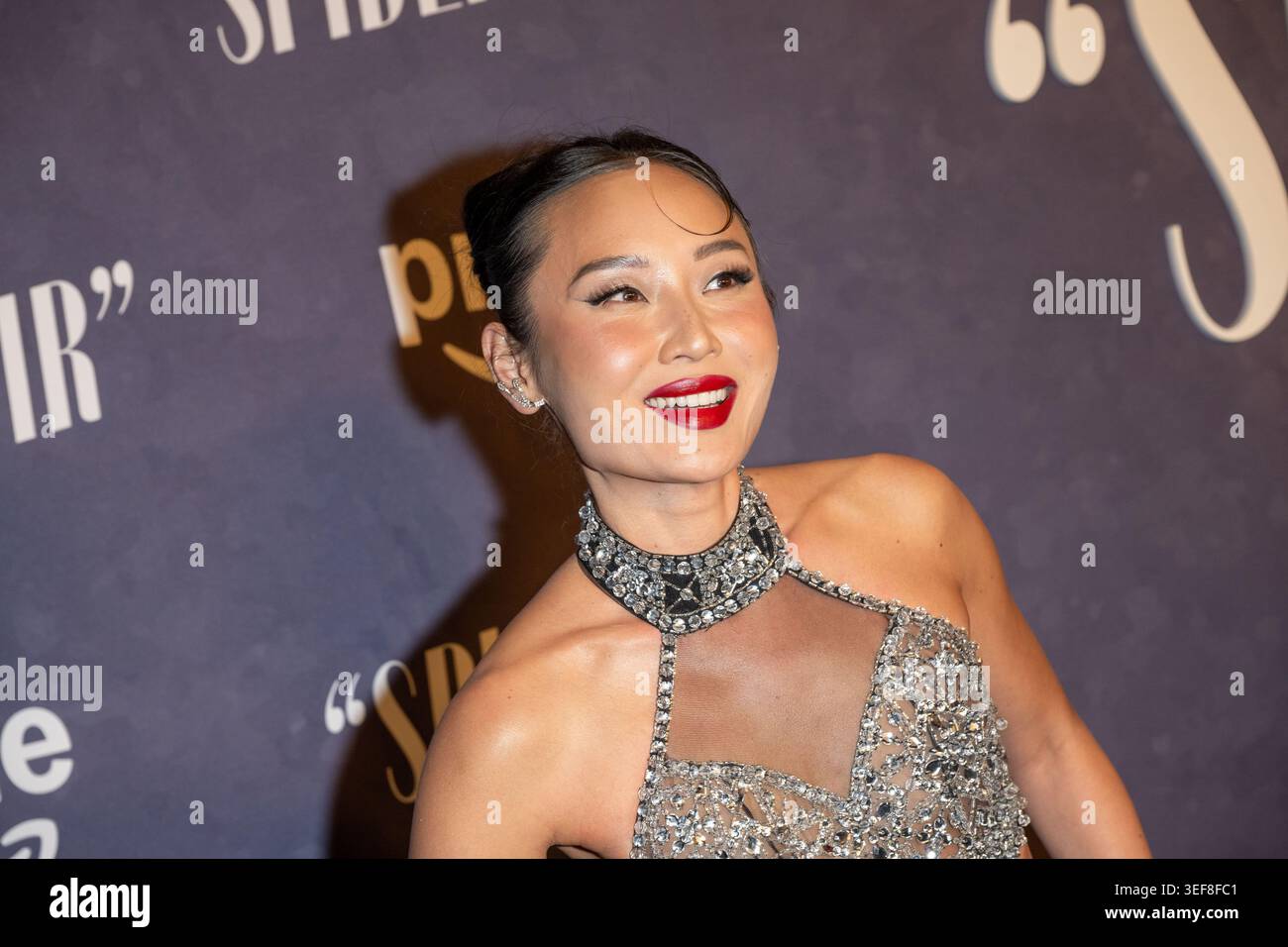 New York, United States. 13th May, 2026. Li Jun Li attends Prime Video's "Spider-Noir" world premiere at Regal Times Square on May 13, 2026 in New York City. Credit: SOPA Images Limited/Alamy Live News Stock Photo