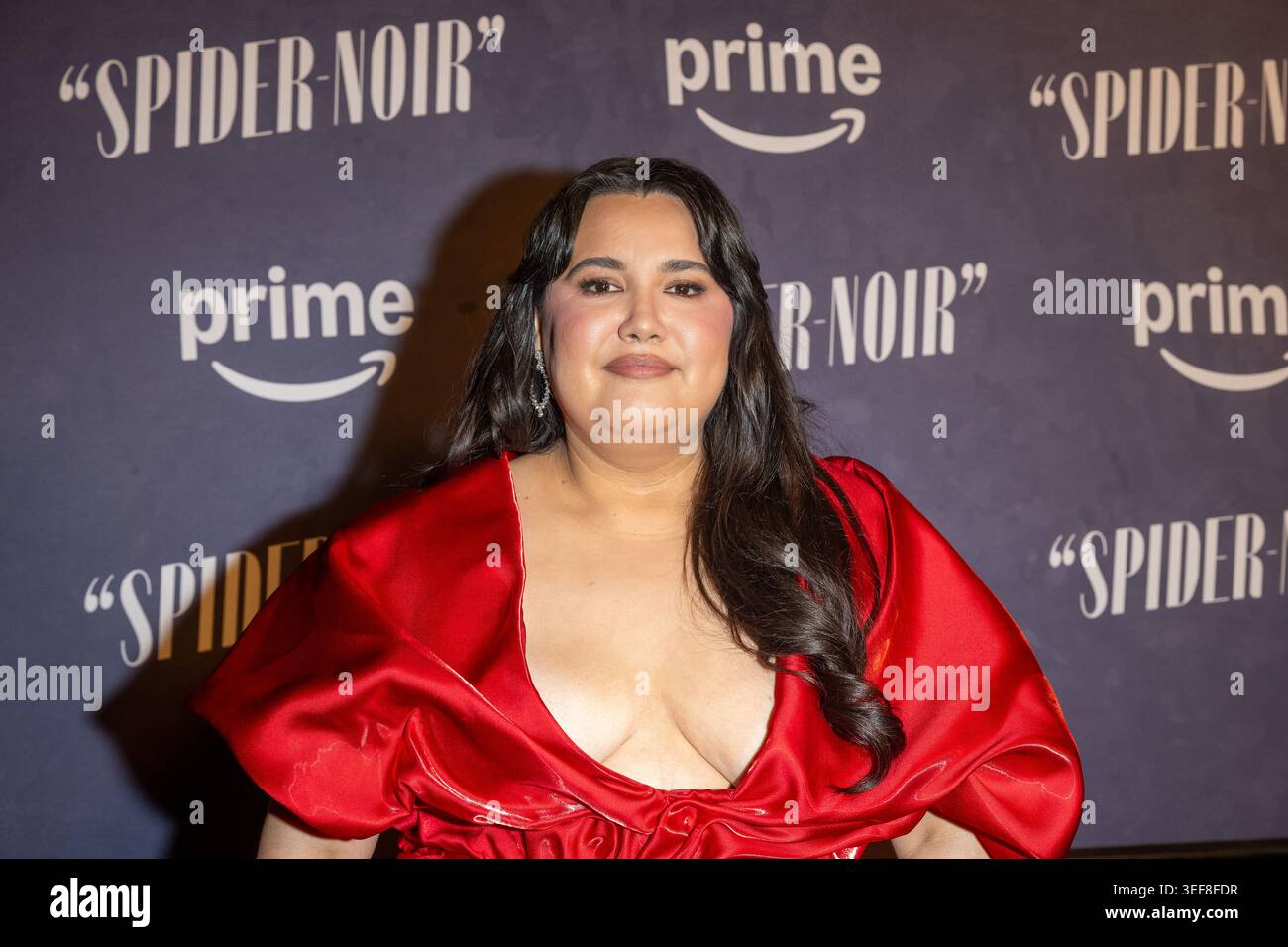 Karen Rodriguez attends Prime Video's "Spider-Noir" world premiere at ...