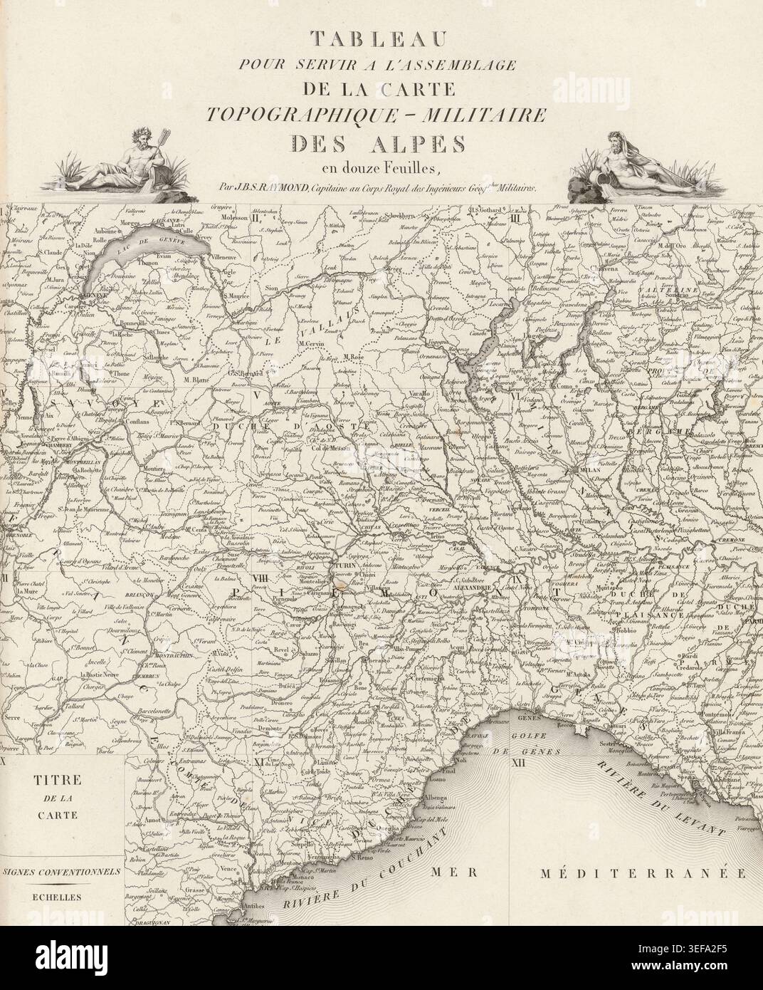 Old french map hi-res stock photography and images - Alamy