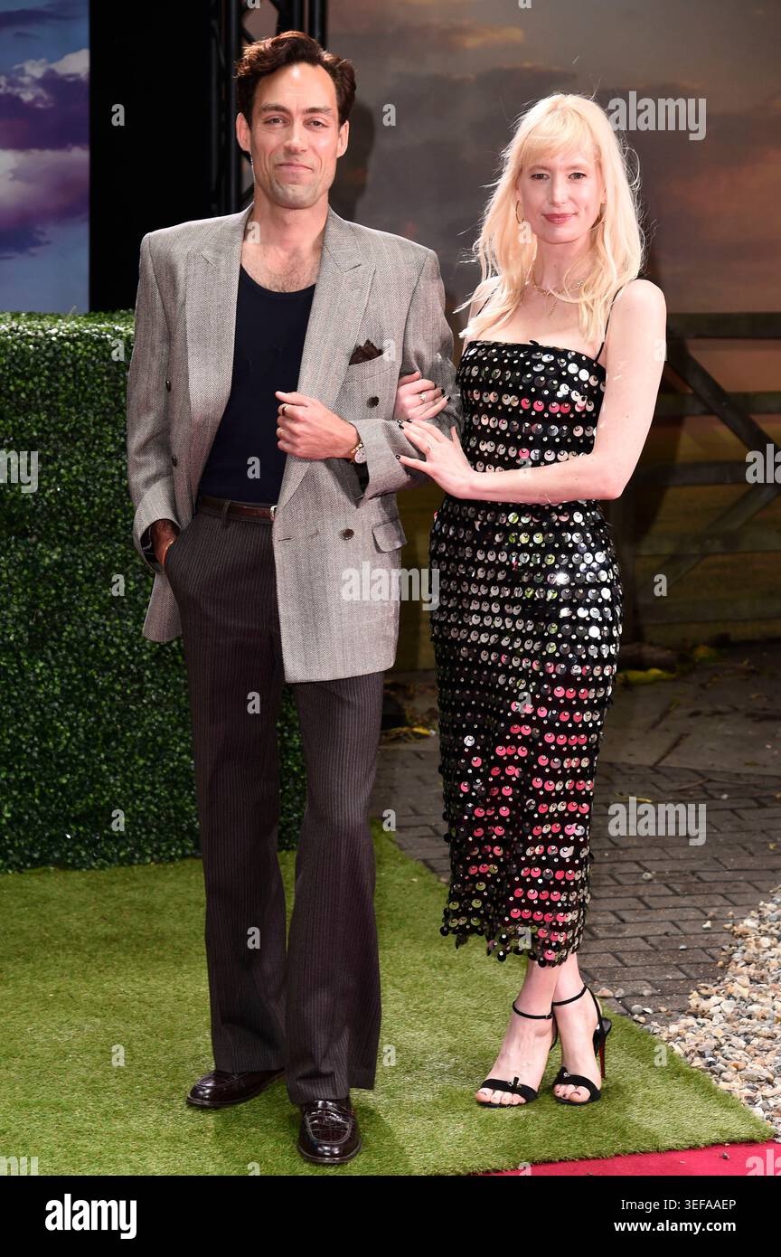 Alex Hassell with guest at the world premiere of Season 2 of the ...