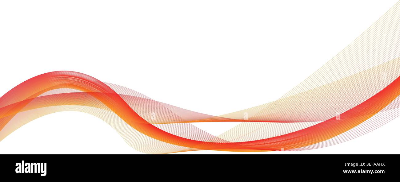 Orange Flowing Abstract Mesh Background for Modern Presentation Branding Design Stock Vector
