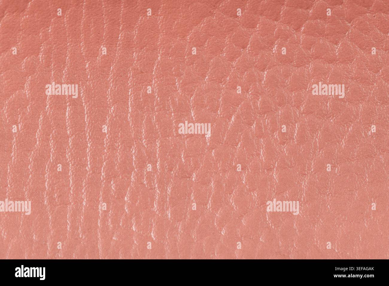Pink leather texture closeup detailed background Stock Photo