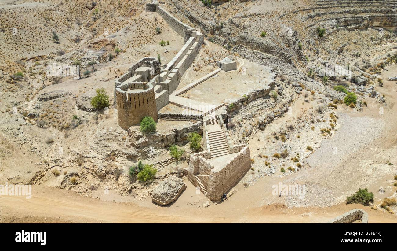 Explore Ranikot fort in Sindh, Pakistan, with its stone walls and ...