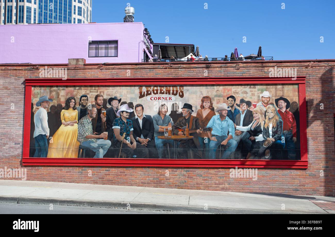 Music legends mural hi-res stock photography and images - Alamy
