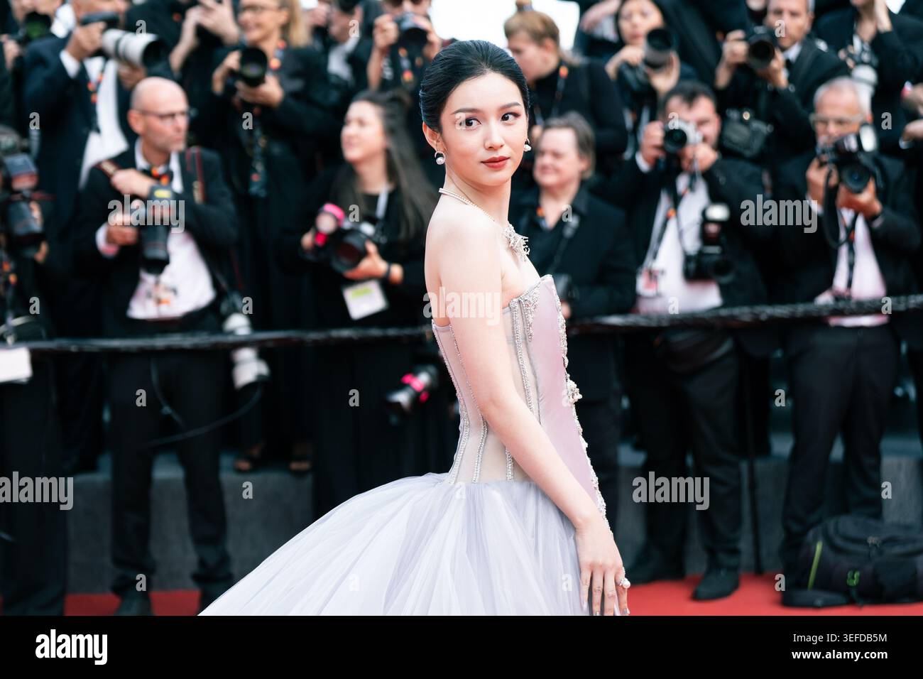 Ye Zhou attends the "Fatherland" screening during the 79th annual ...