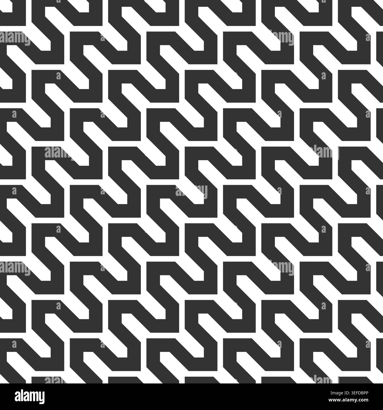 A seamless vector geometrical pattern. It features grey shapes arranged uniformly on a transparent backdrop. The repeating shapes create a bold visual impression. Stock Vector