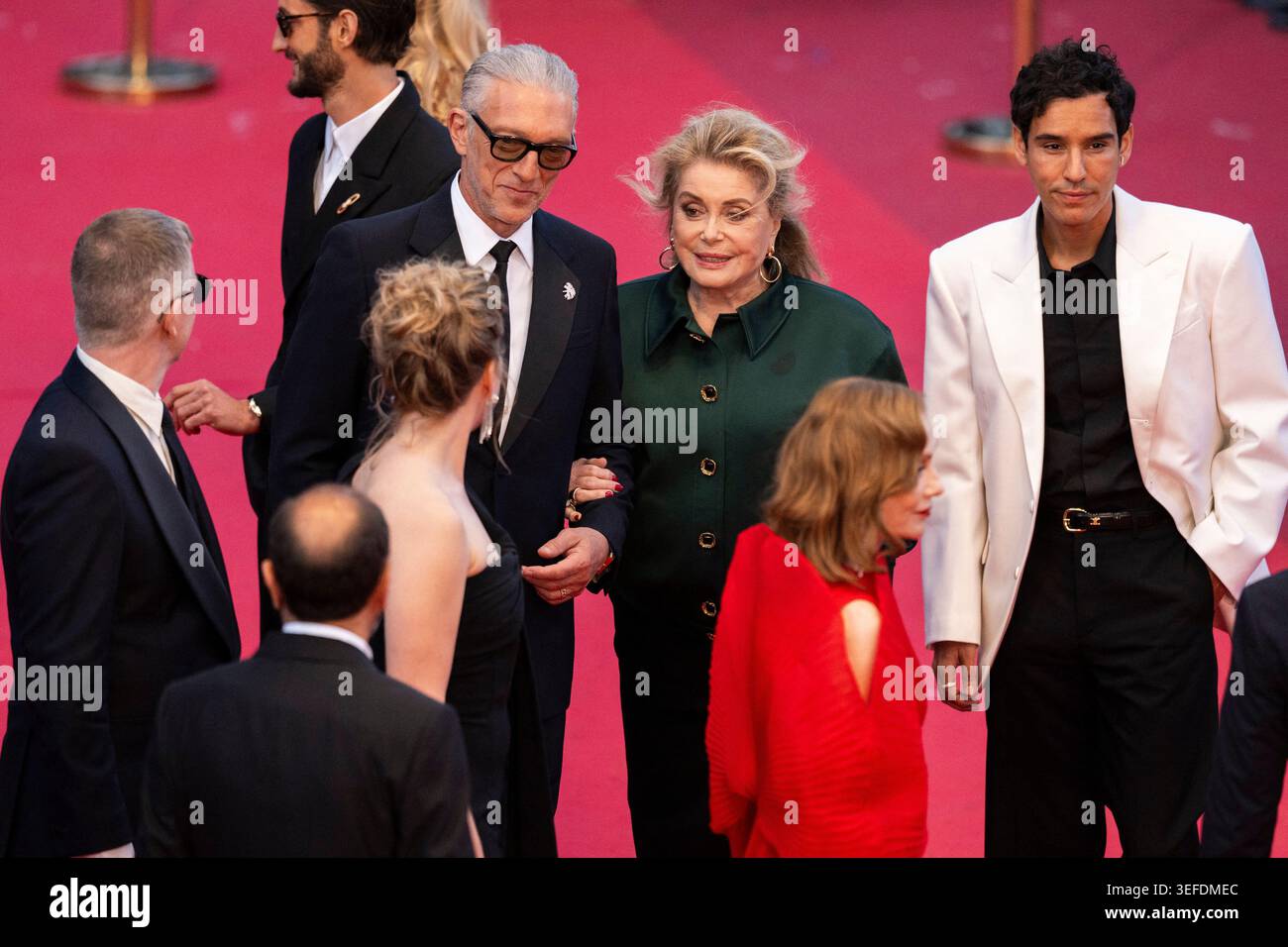 Cannes, France. 14th May, 2026. Pierre Niney, Virginie Efira, Vincent ...