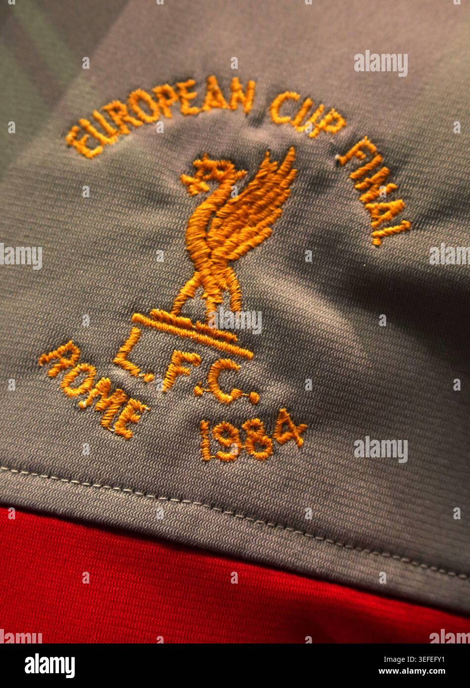 Liverpool FC European Cup Final Rome 1984, England, UK. Stock Photo