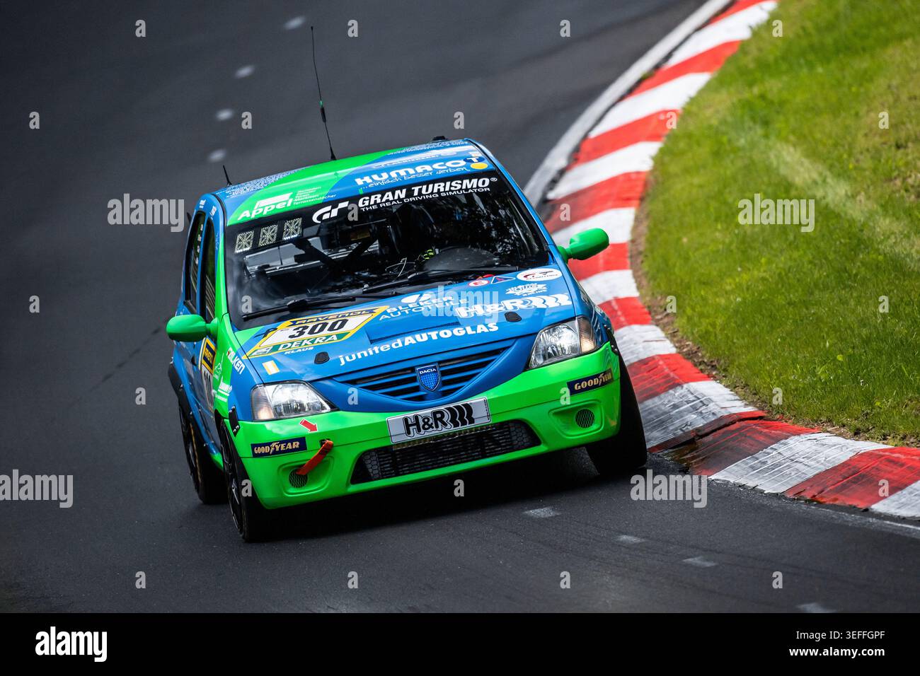 14 May 2026, Rhineland-Palatinate, Nürburg: The Dacia Logan with ...