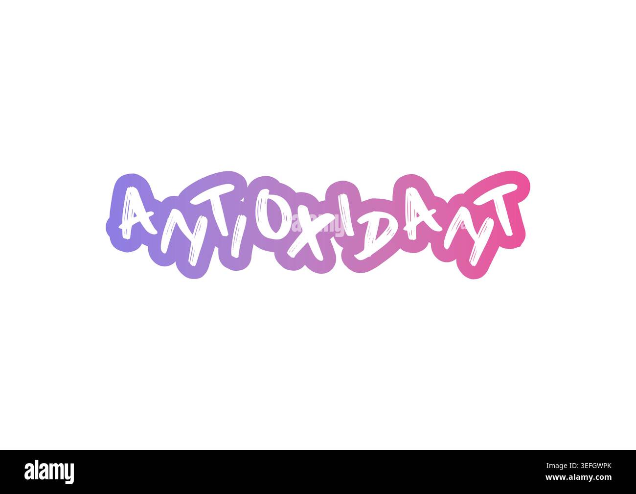 gradient antioxidant logo. antioxidant concept on white background. Stock Vector