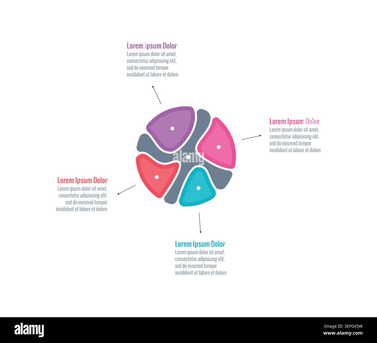 Vector Infographic design with icons. process diagram, flow chart, info ...