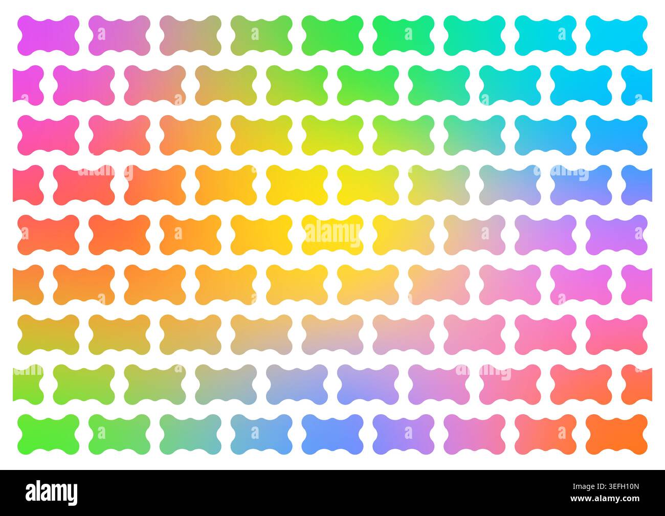 gradient geometric pattern on white background. geometric background. Stock Vector