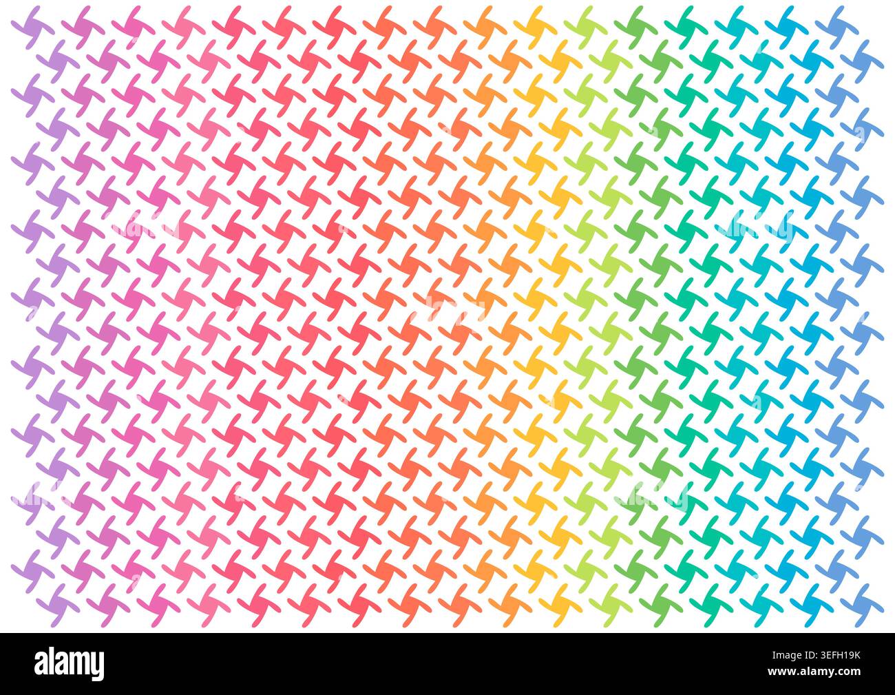 gradient geometric pattern on white background. fabric pattern. geometric background for business. Stock Vector