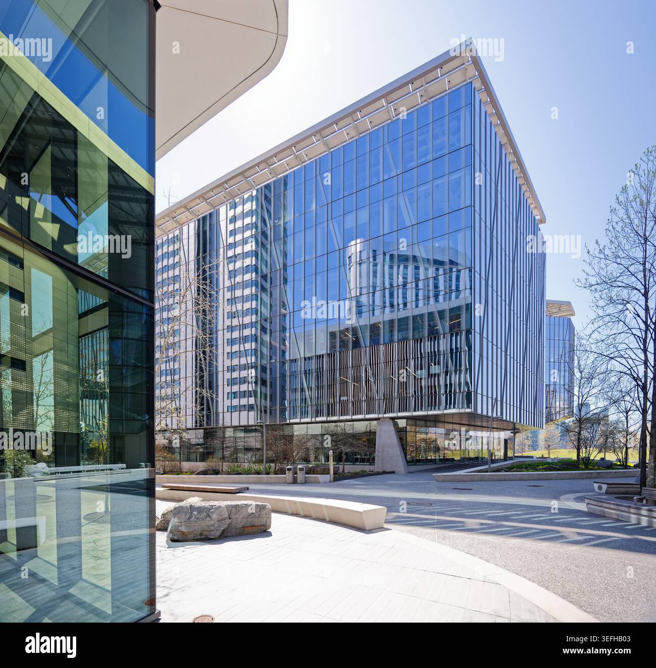The Tata Innovation Center at Cornell Tech on Roosevelt Island, an ...