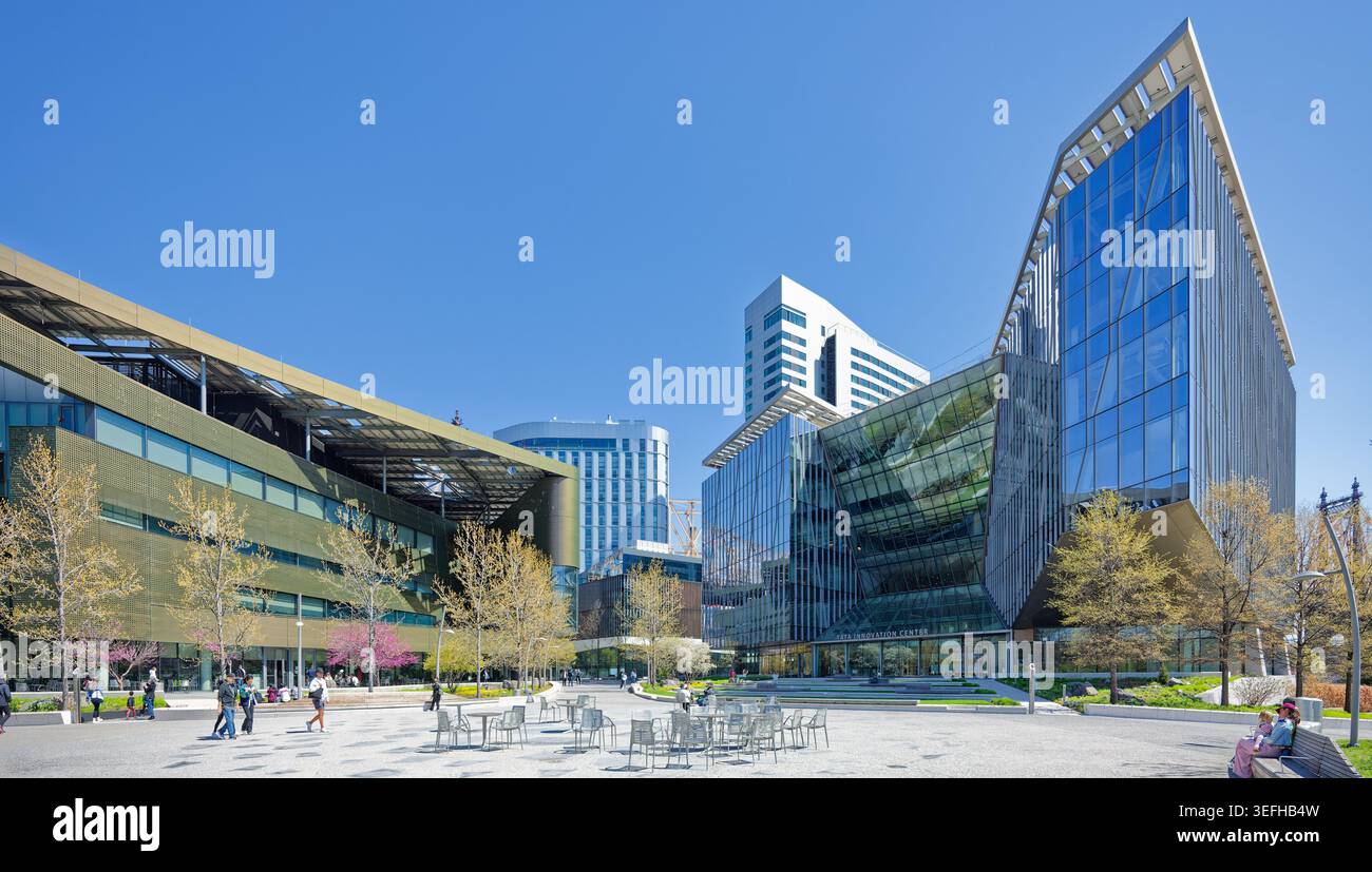 The Tata Innovation Center at Cornell Tech on Roosevelt Island, an ...