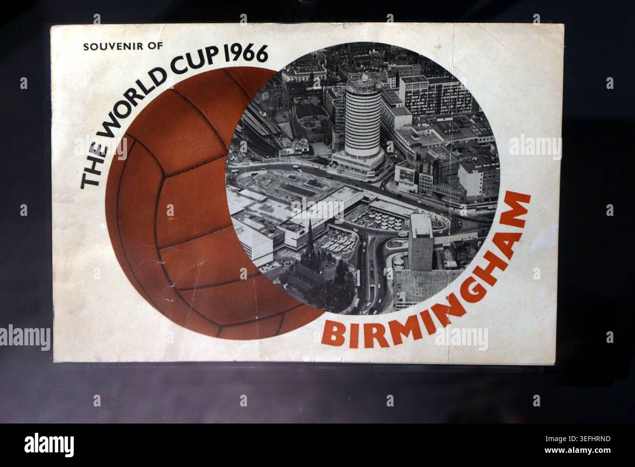 Birmingham 1966 World Cup souvenir commemorating the FIFA World Cup in England, UK. Stock Photo