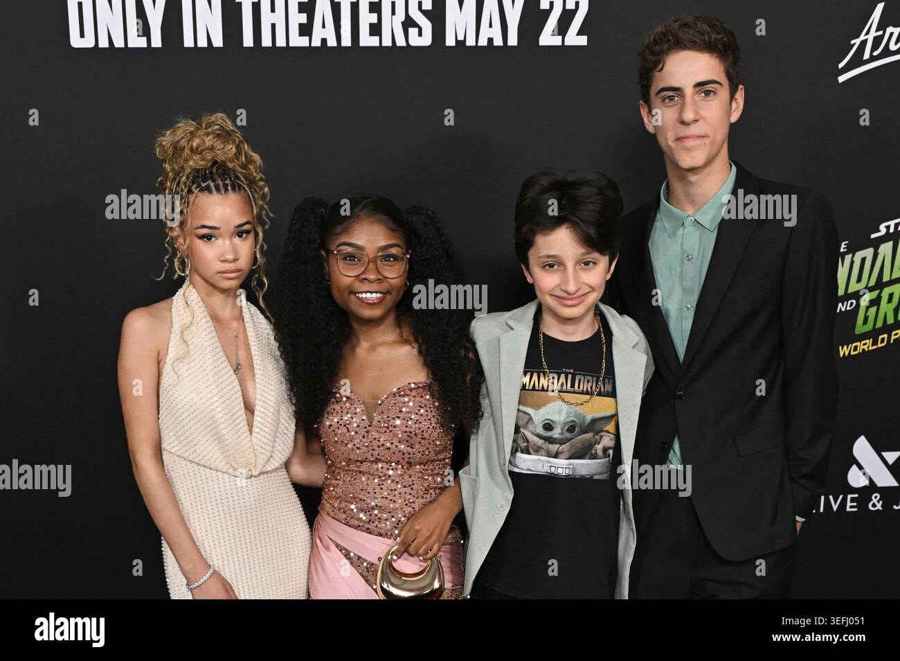 Max Matenko Short Less Janice LeAnn Brown, Taylor Cora, Max Matenko und Alkaio Thiele bei der ...