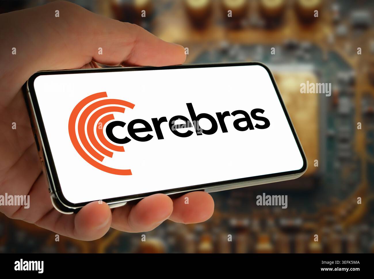 Cerebras Systems for complex AI deep learning applications Stock Photo