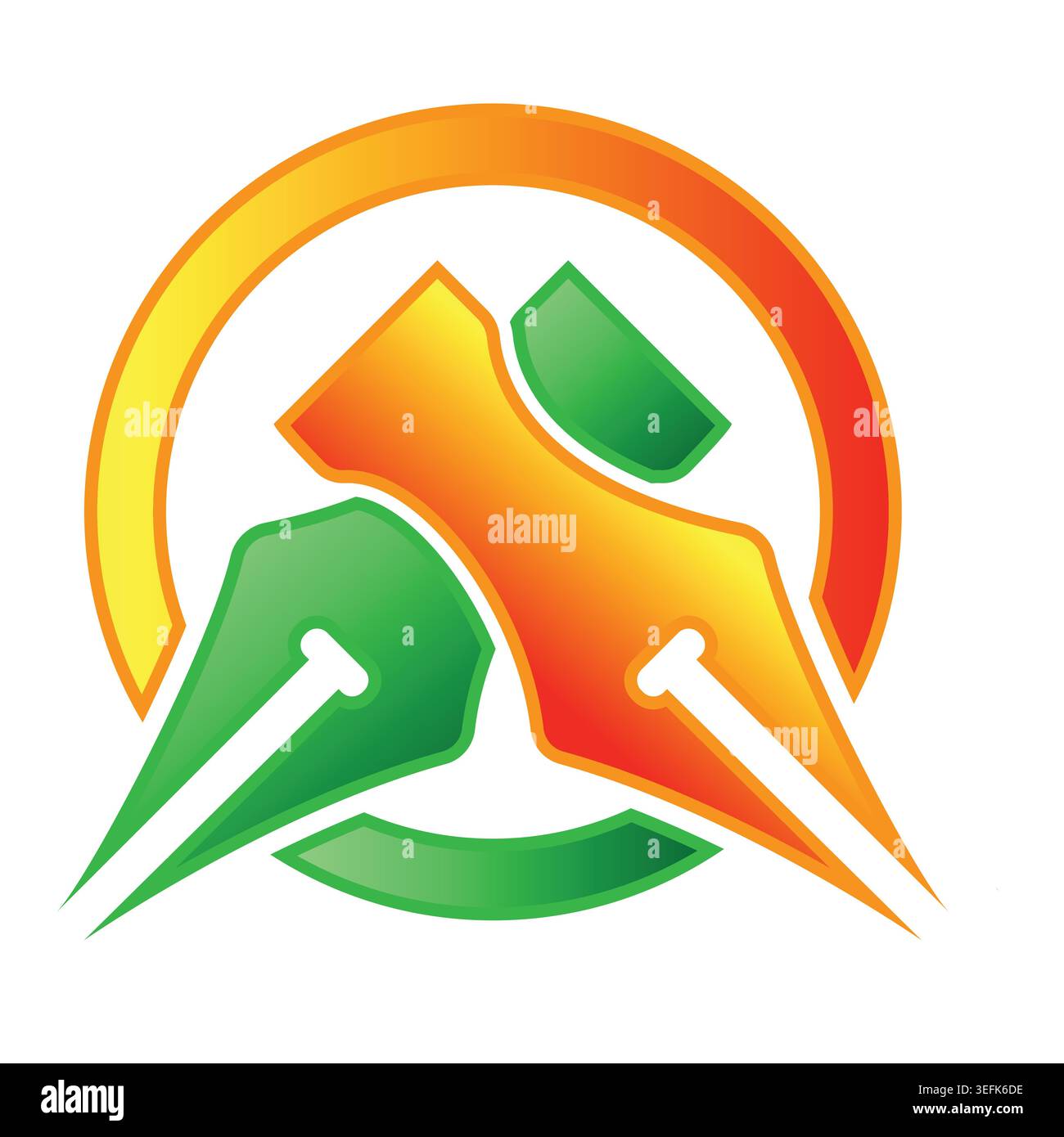 Professional and modern education logo design Stock Vector