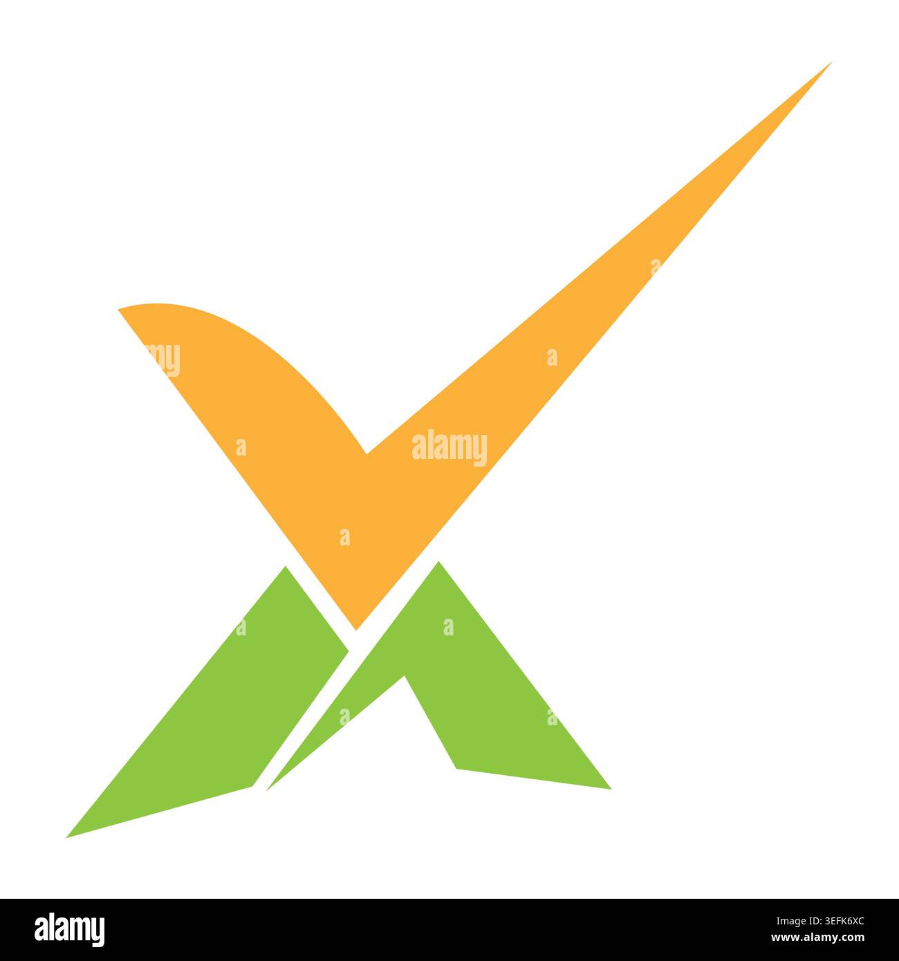 X letter logo design is very professional Stock Vector