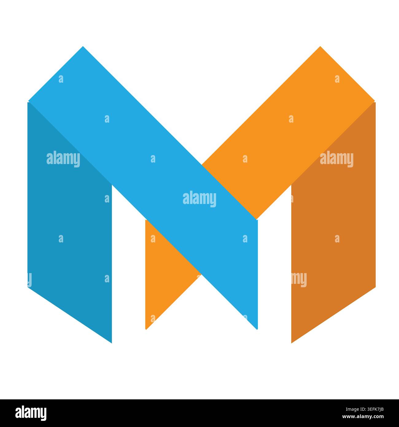 Modern m letter logo design downnload Stock Vector