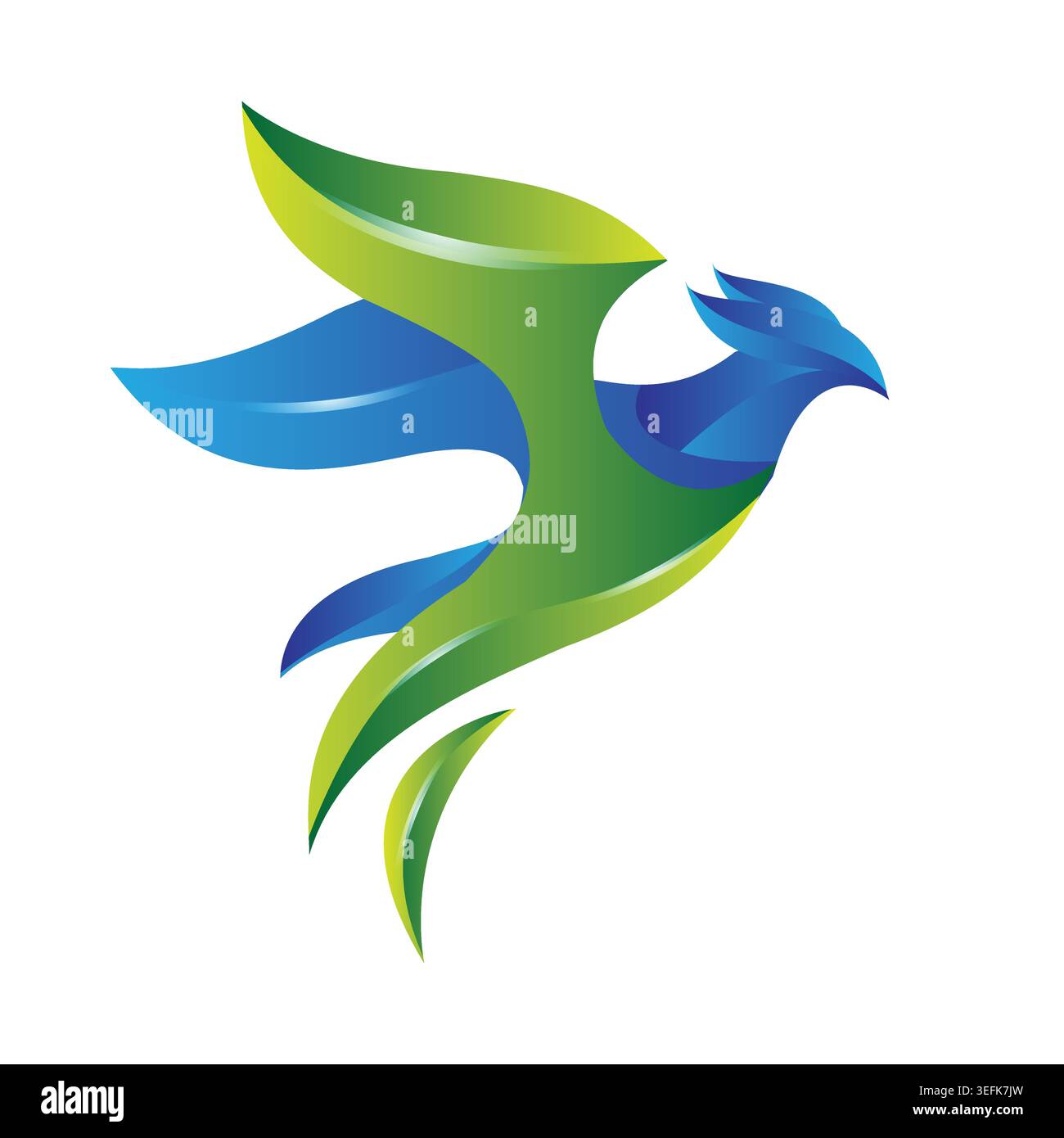 Phoenix logo design idea vector Stock Vector