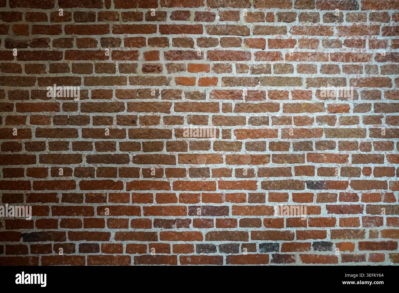 Red brick wall photo background Stock Photo