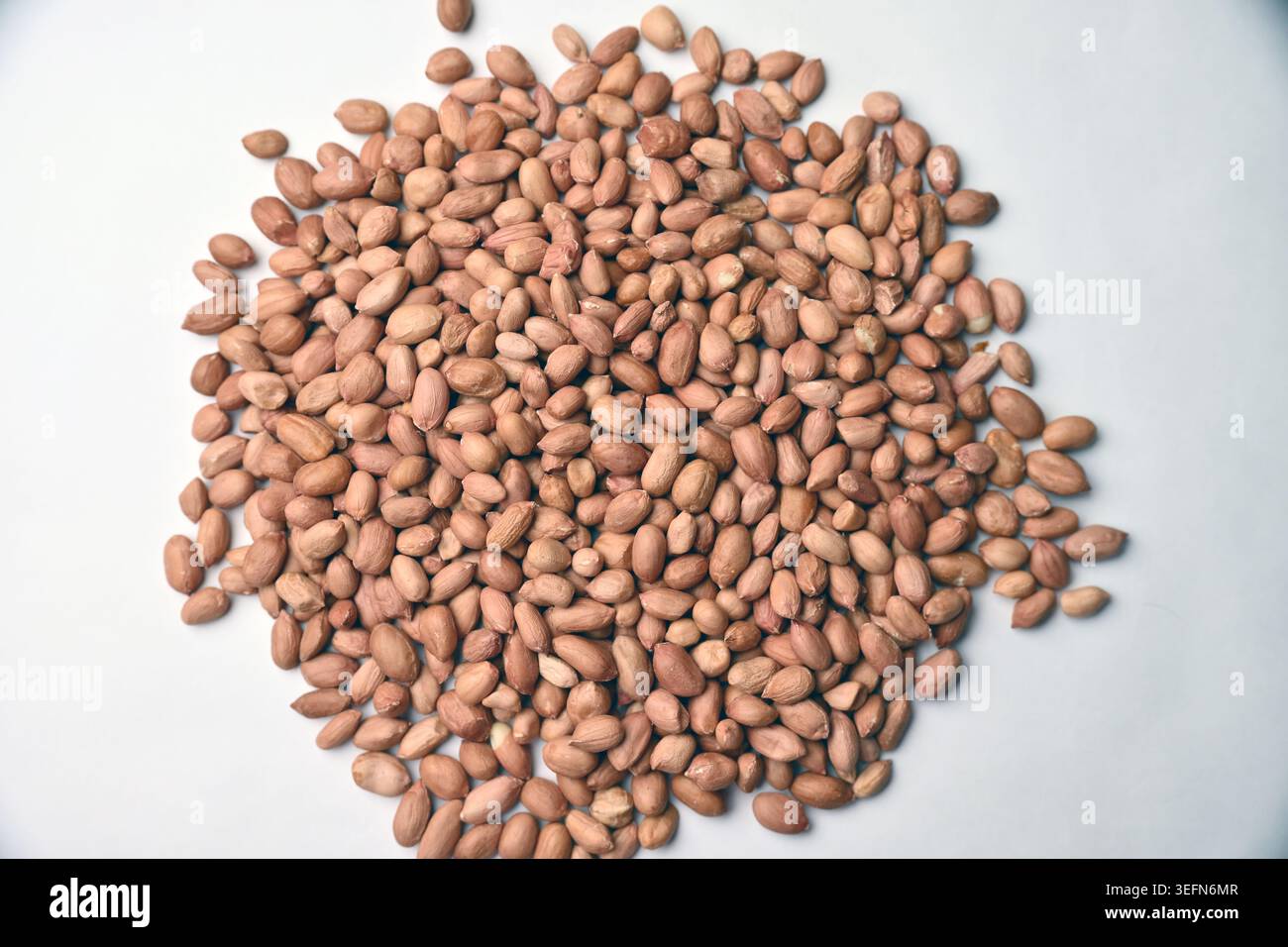 Peanuts Texture with Defocus Backgrounds Macro Photography Stock Photo