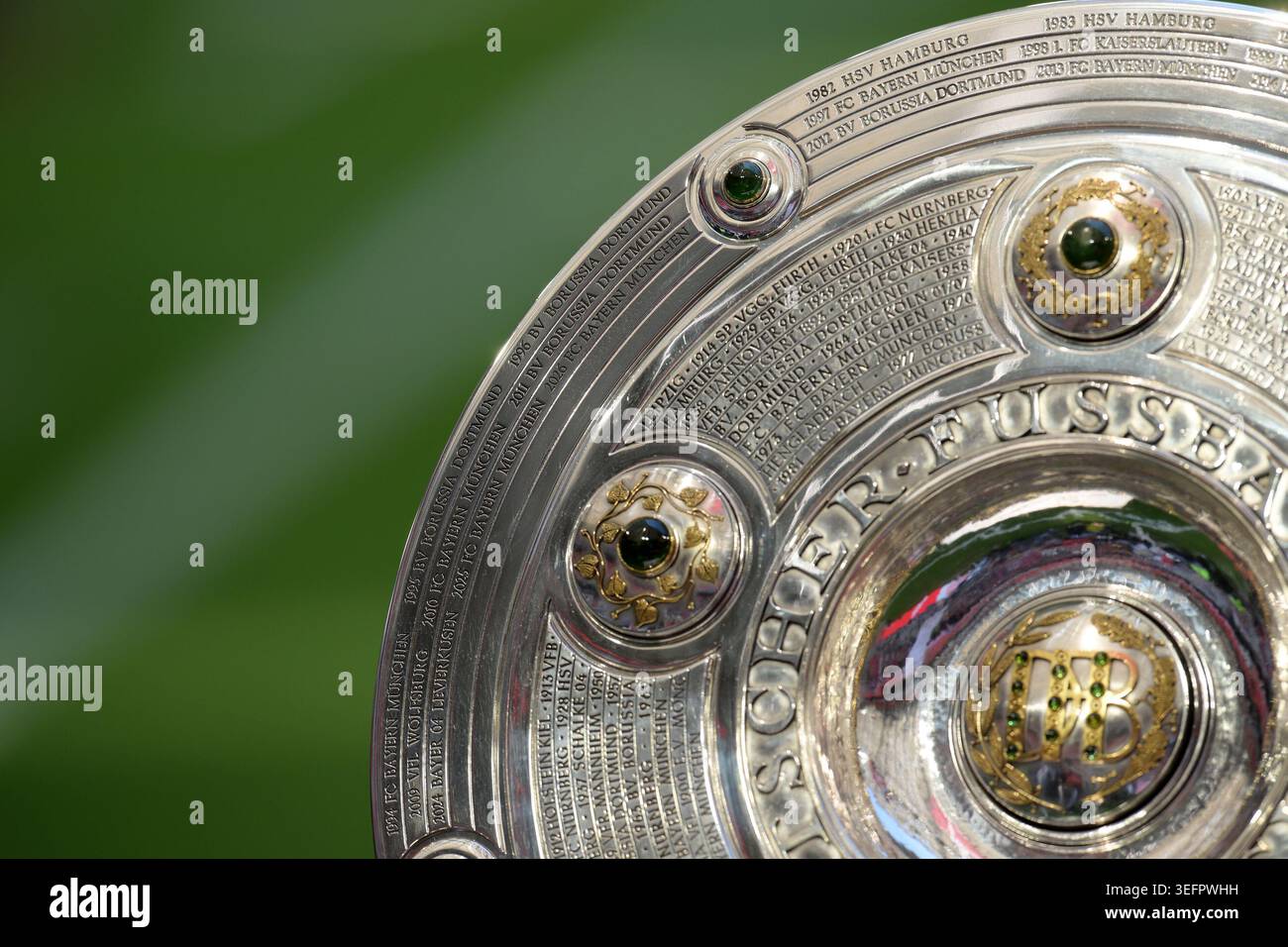 Championship trophy with current engraving, FC FC Bayern Munich, German ...