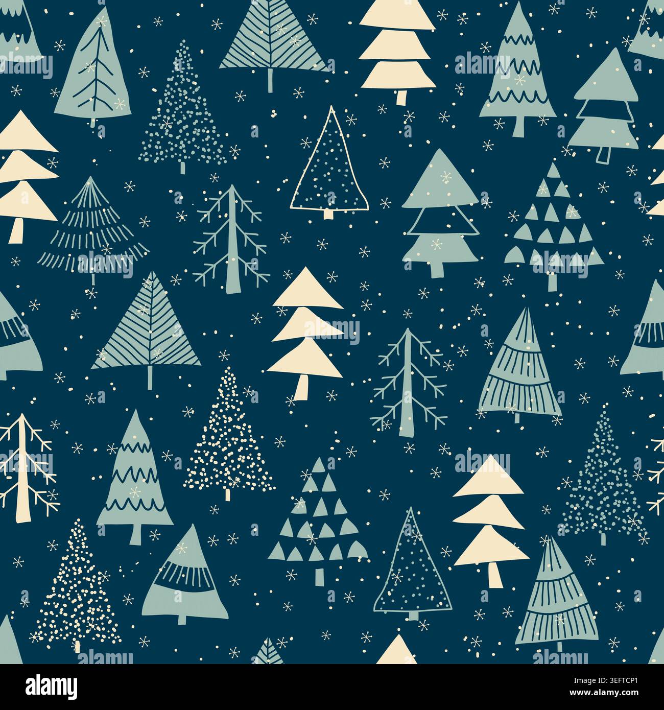 Merry Christmas, Happy New Year seamless pattern for greeting cards ...