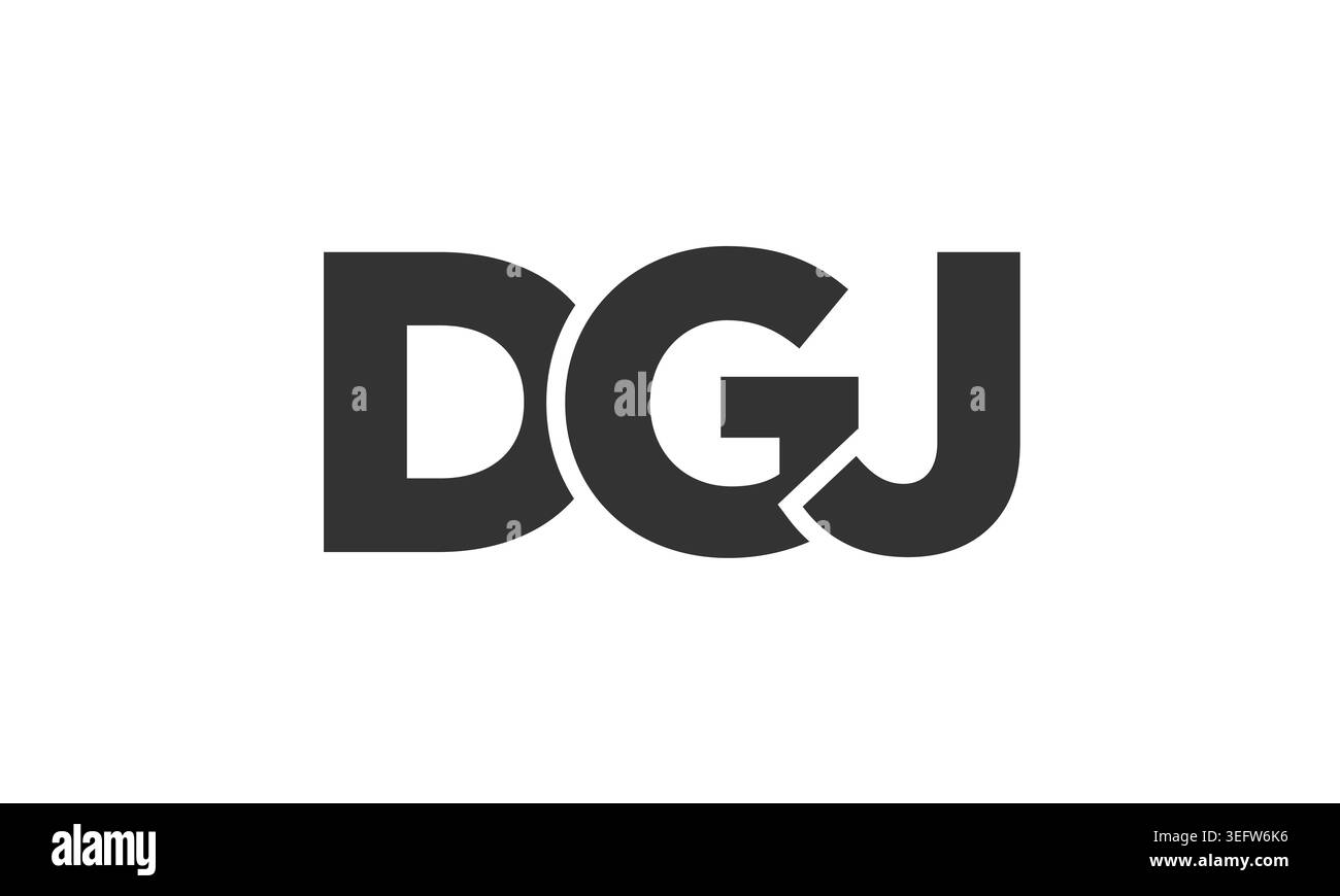 Dgj logo design hi-res stock photography and images - Alamy