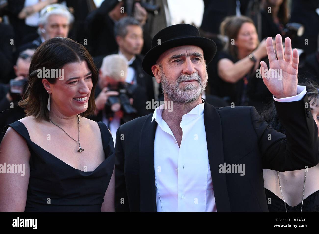 16 May 2026, France, Cannes: Eric Cantona and director Avril Besson ...