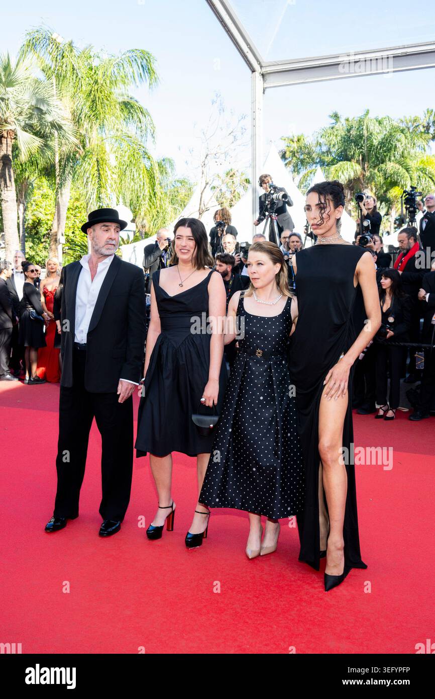 Eric Cantona , Avril Besson , India Hair , Raya Martigny 79th Cannes ...