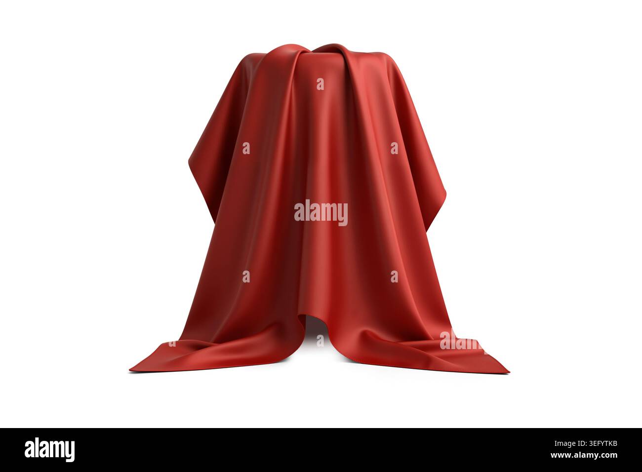 Box covered red cloth hi-res stock photography and images - Alamy