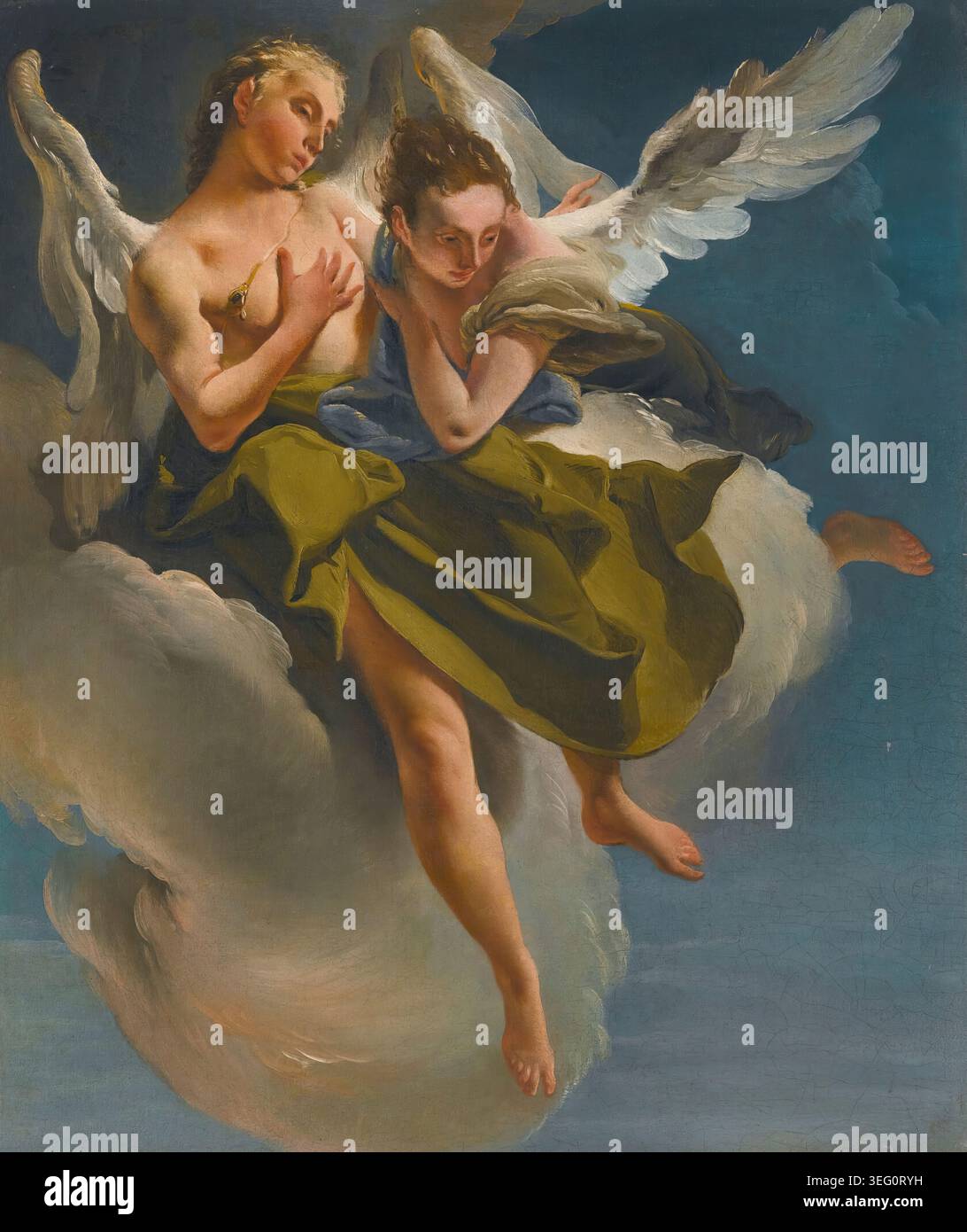 Two ethereal figures in motion hi-res stock photography and images - Alamy