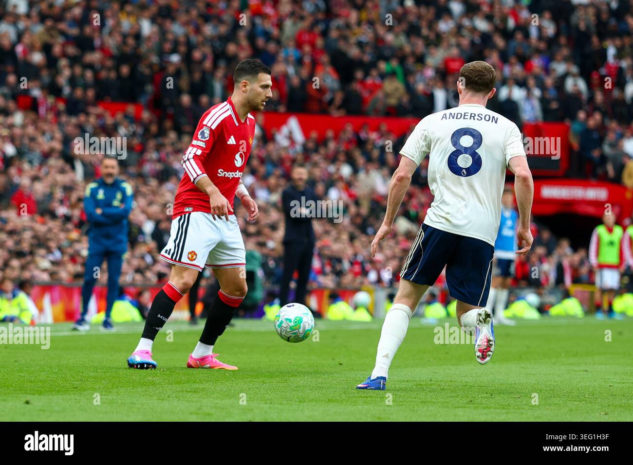 Michael Carrick Scoffs at Elliot Anderson's "Kings of Manchester" Derby Jibe Michael Carrick Scoffs at Elliot Anderson's "Kings of Manchester" Derby Jibe