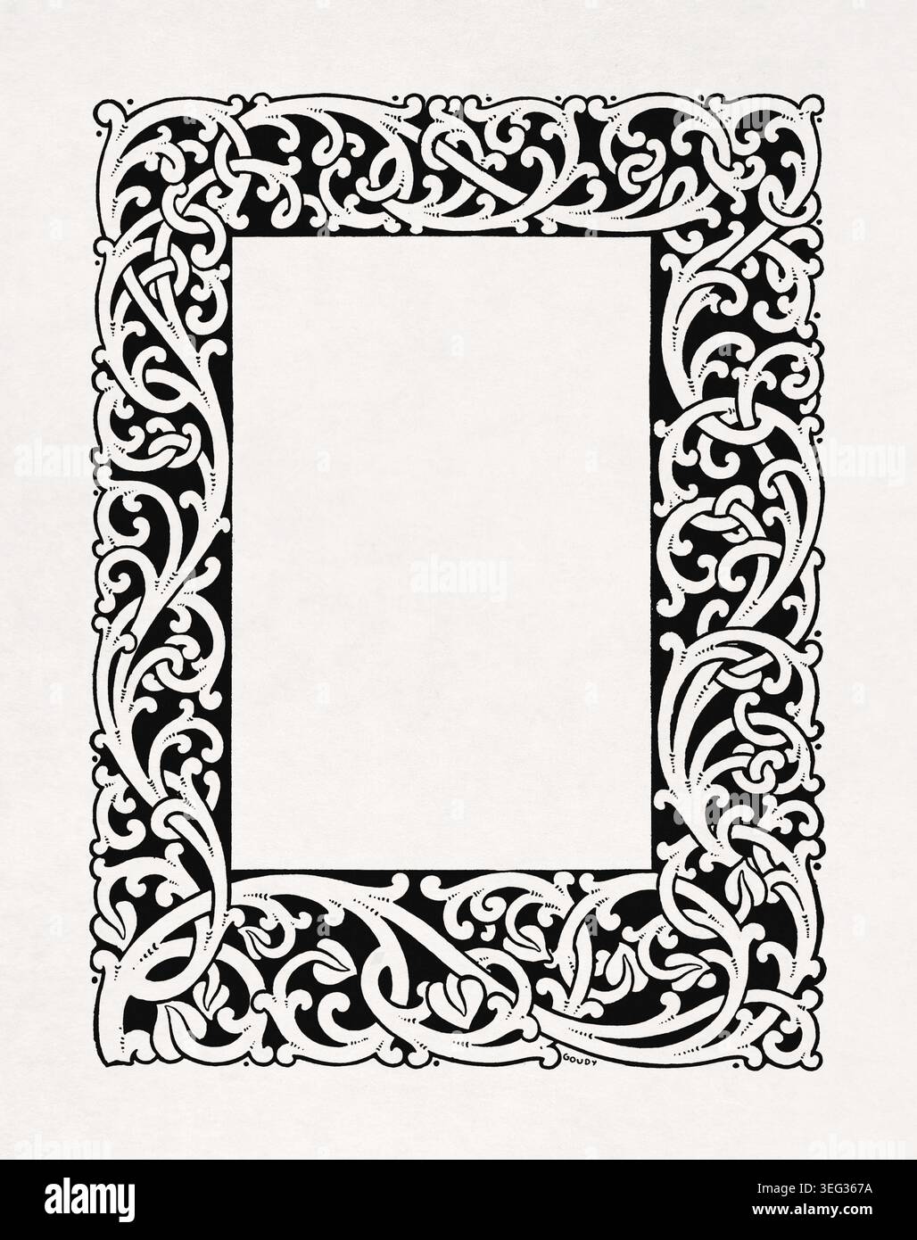 Design decoration title page hi-res stock photography and images